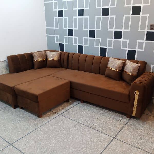 Big sacle 5.6. 7 seater sofa set important fabric  03356184581 12