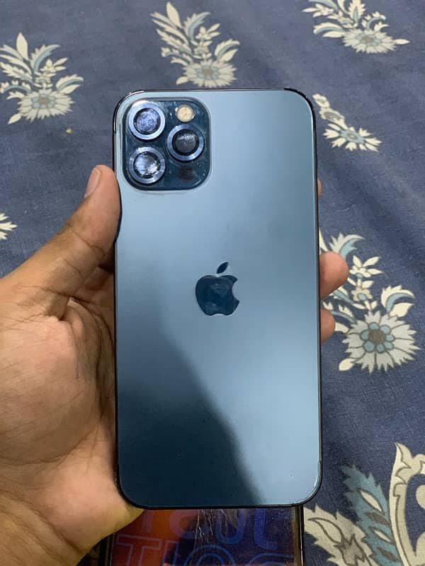 I phone 12 pro blue color factory unlock 256gb 1