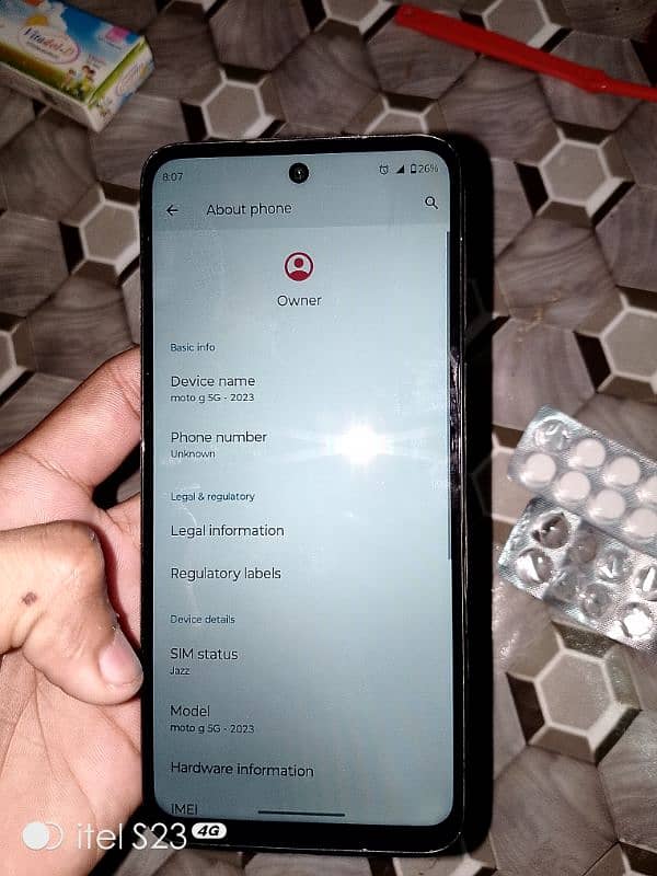 moto g 5g 2023 for sale on 10/10 condition. . . pta approve 5g supported 1