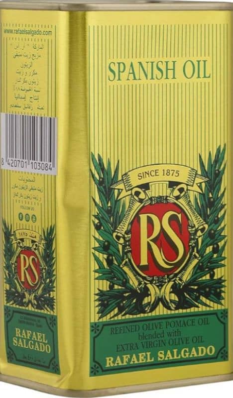 RS  Spanish Refined Olive Oil 400 ML Now 200/- Less 1