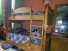 kids double bed (Pure Wooden)