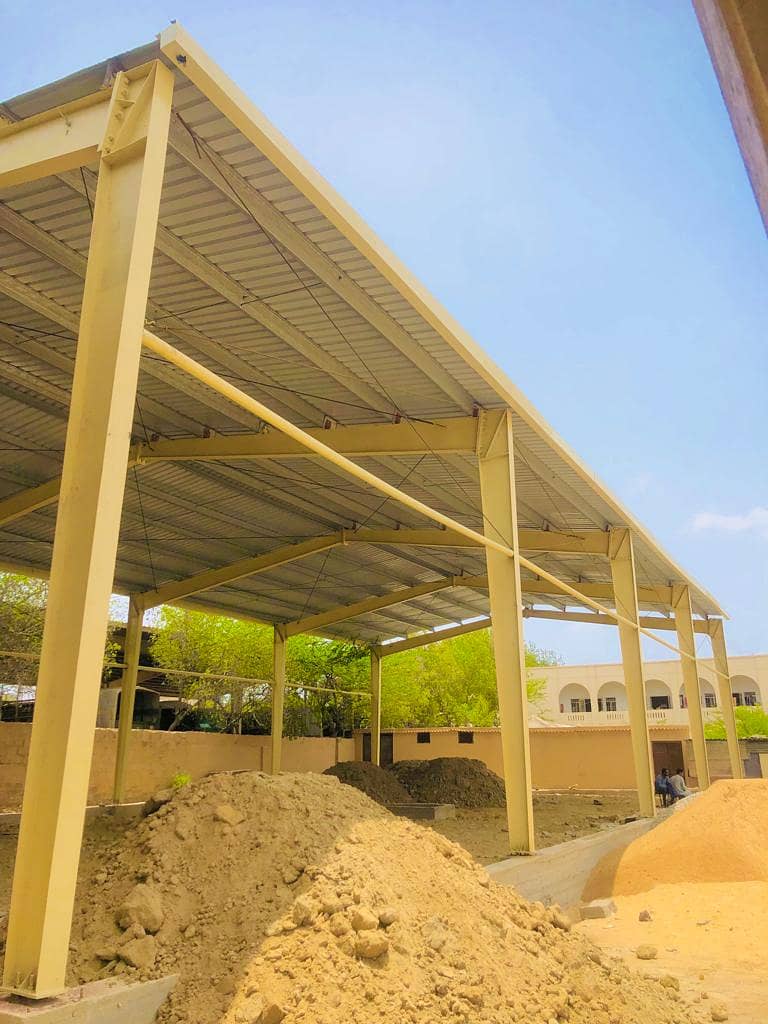 Aircraft Hangars shed Structures  Marquee Shades steel structure 2