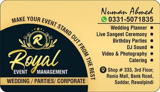 Royal Event Management