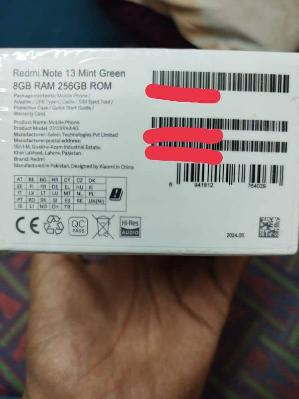 Xiaomi Redmi Note 13 8/256 only 3days use with Complete Box 5