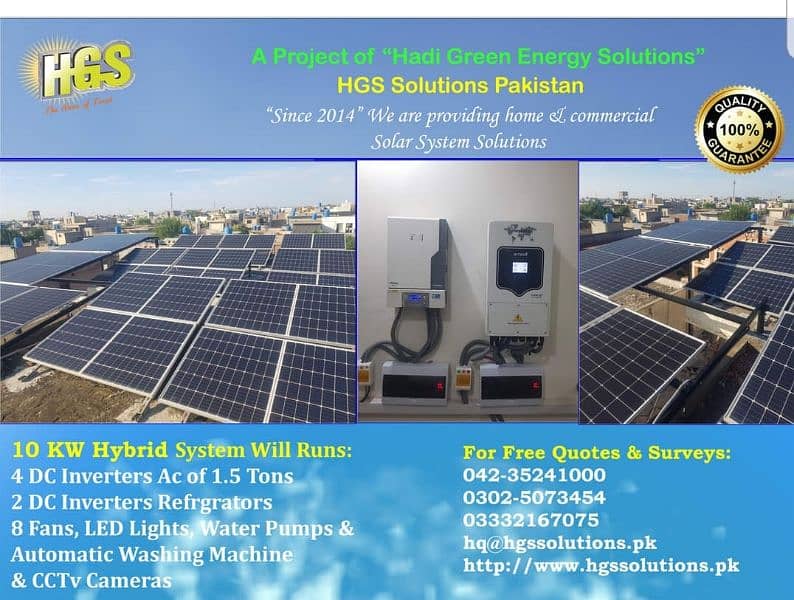 6 Kw Hybrid Solar System Canadian Topcon Panels 0