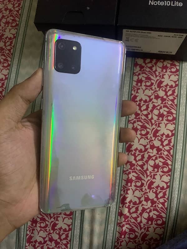 Samsung note 10 lite dual approved with box 2