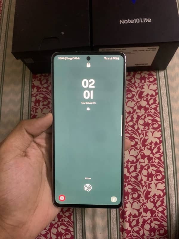 Samsung note 10 lite dual approved with box 6