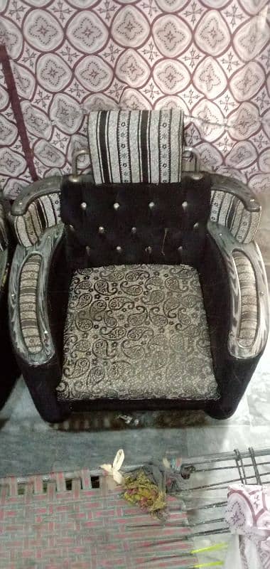 sofa set \ 5 seater sofa \ wooden sofa \ used sofa for sale 2