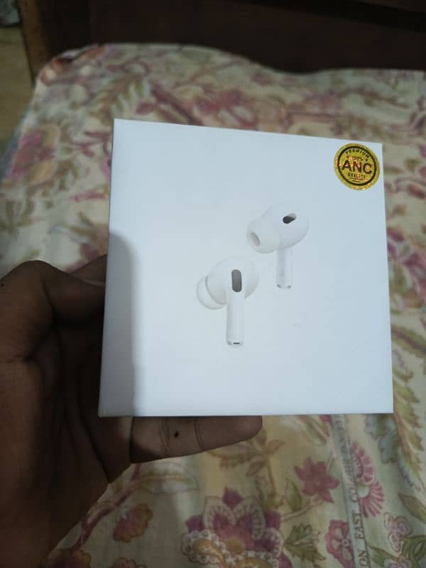 airpods pro with box like mint condition 2