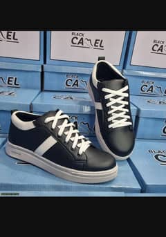 Black Camel leather sneakers for Boys