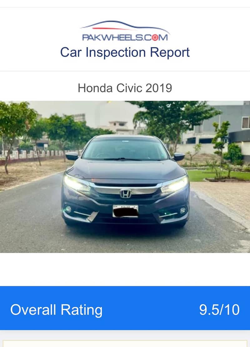 Honda Civic Oriel 2019 i-VTEC CVT UG Version 2