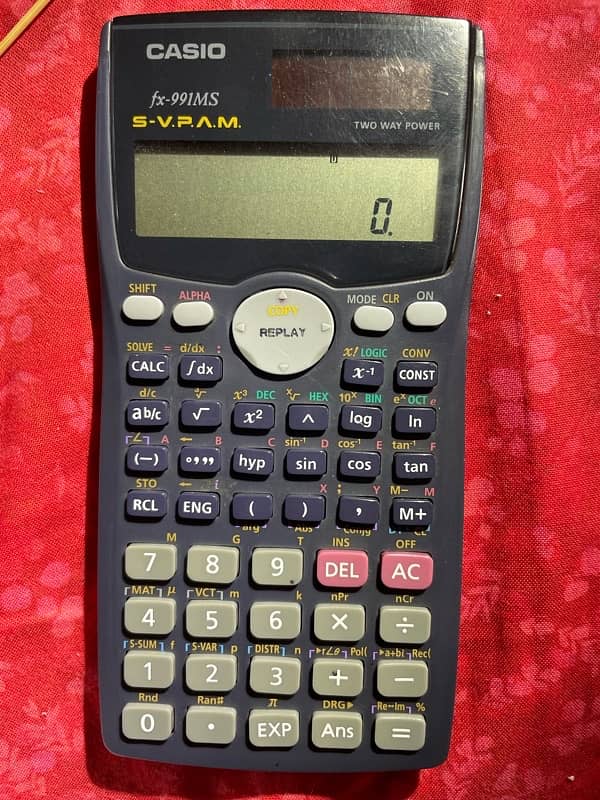 Casio Calculator Solar | fx-991MS S-V. P. A. M 0