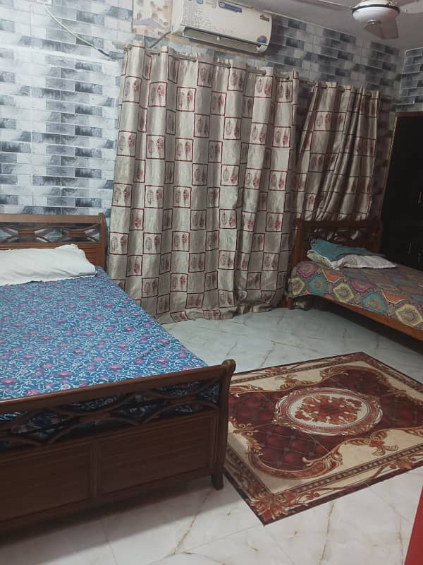 15000. ladies furnished rooms available for rent gulshan block 16. . erum center. Iftikhar estate 1