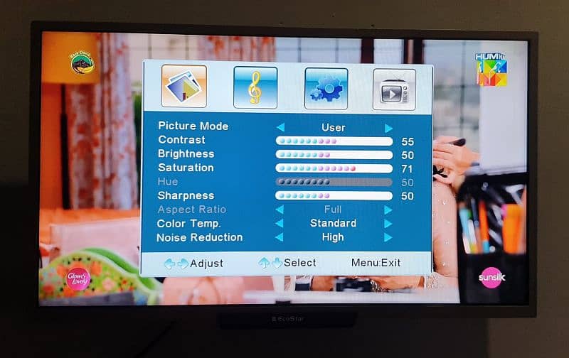 Ecostar 32" Simple LEDTV, 1.5 year Used Perfect Working 2