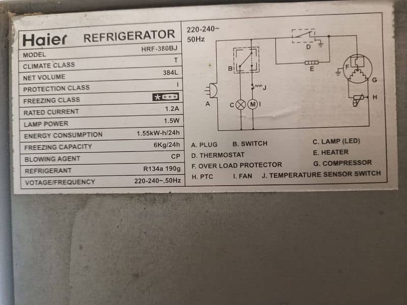 haier company high voltage fridge 2