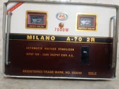 Milano A70 (7000 Watts) Stabilizer 0