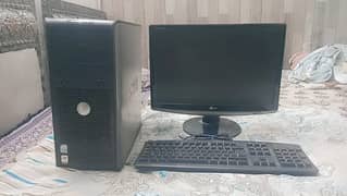 Dell CPU & 21.5"LED Monitor keyboard and mouse with All Accessories 0