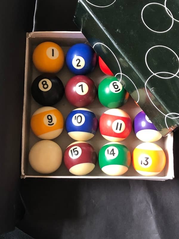 Billiard ball set of 16 pool balls 2