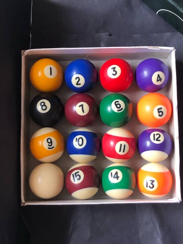 Billiard ball set of 16 pool balls 3