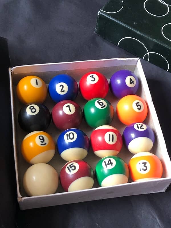 Billiard ball set of 16 pool balls 4