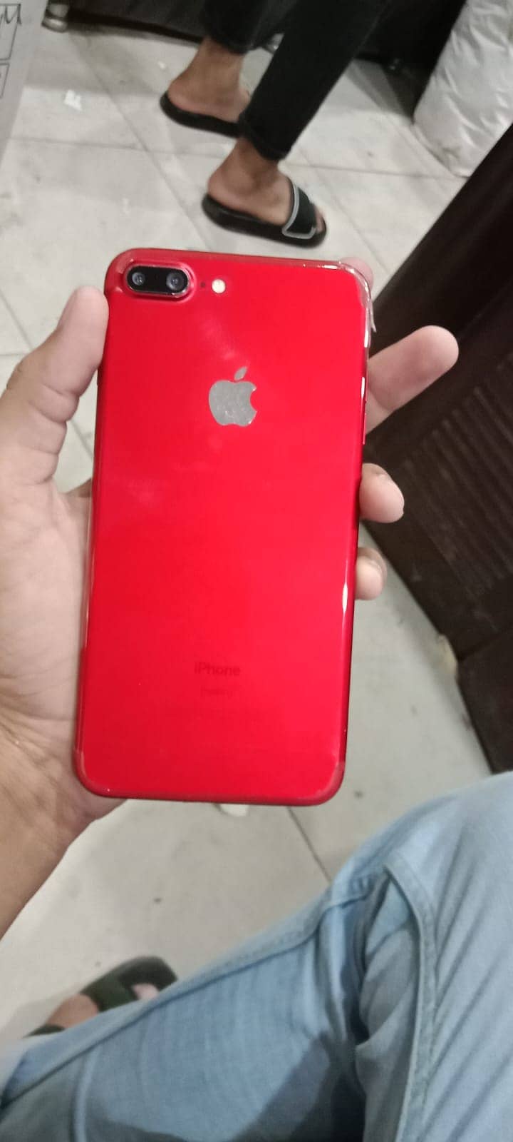 I phone 7 plus 128gb Pta Approved Red colour for Urgent Sale 2