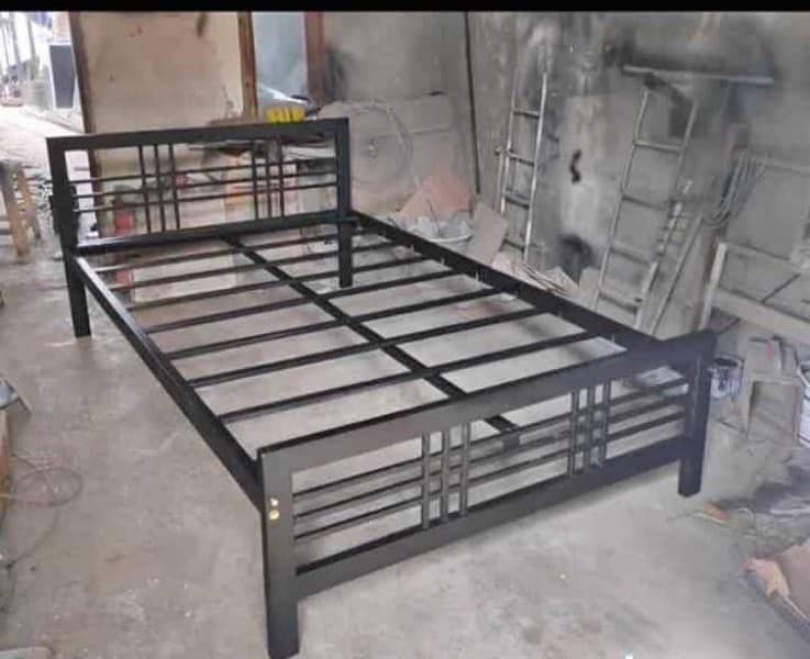 iron and steel bed available 6