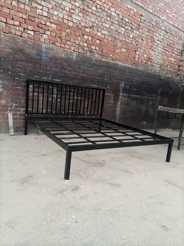 iron and steel bed available 9