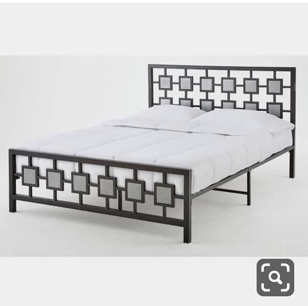 iron and steel bed available 15