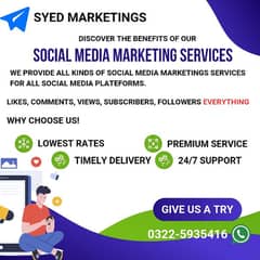 All Social Media Services In Cheap Price + Youtube Monetization 0