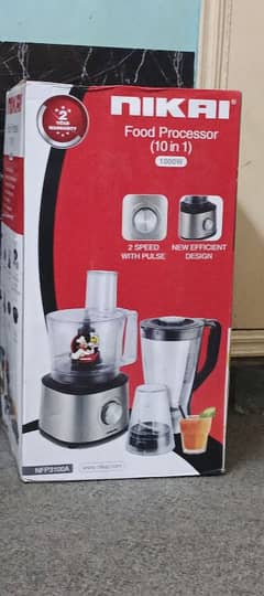 nikai juicer and blender plus  Food processor 10 in 1