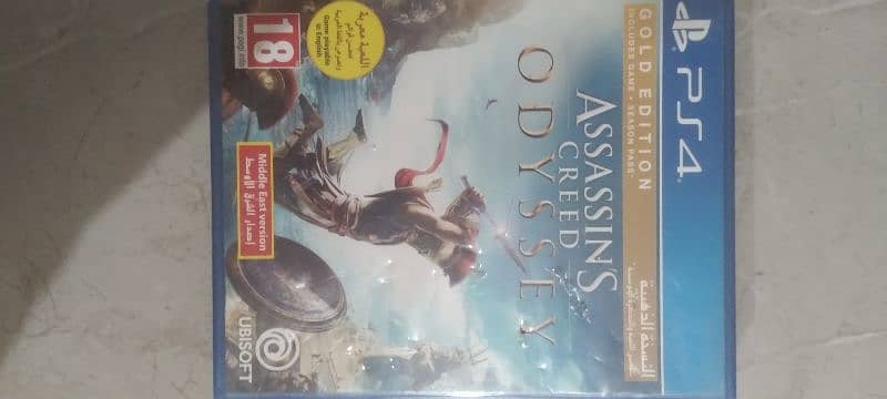 Assassin's Creed Odyssey GOLD, TT, Ace Combat PS4 games disc 1