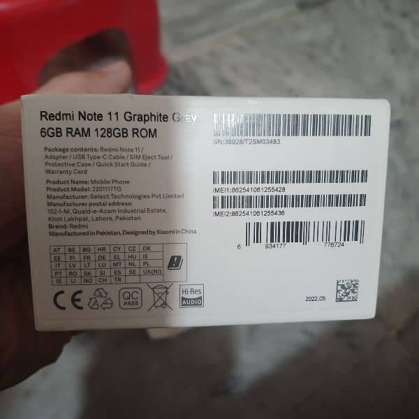 Redmi Note 11 Origional 6/128GB 4