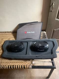 Cultus car speakers, woofers and curtains for sale