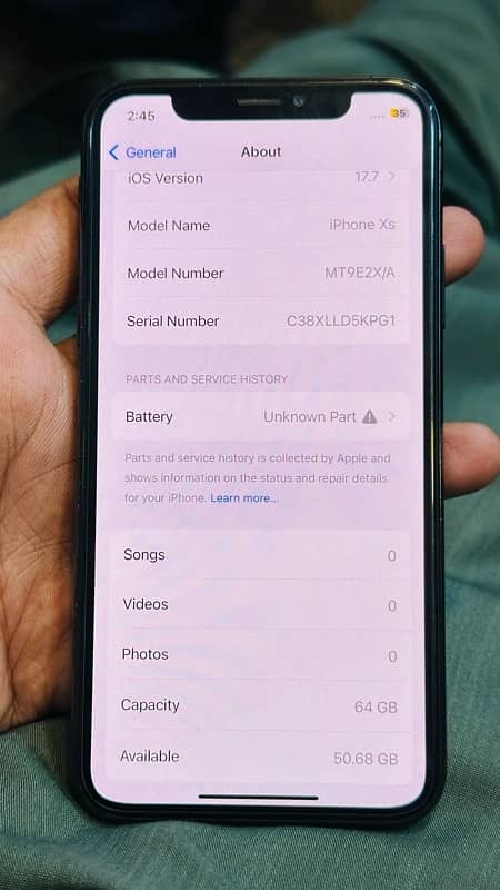 iPhone Xs dual sim PTA APPROVED 5