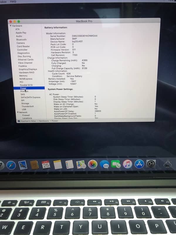 MacBook Pro (Retina, Mid 2012)  Processor Intel Core i7 3