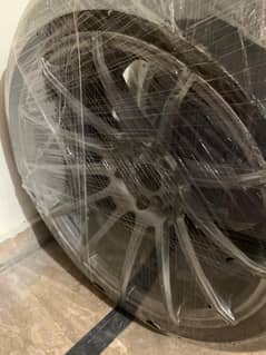 st of 18 inch tyres and alloy rims for sale