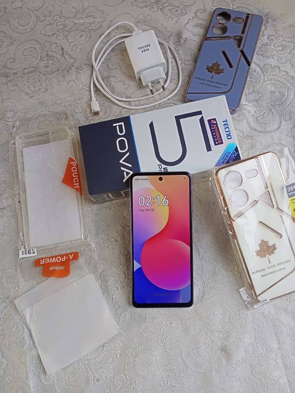 Tecno pova 5 pro 5g  8+8GB  256GB 9