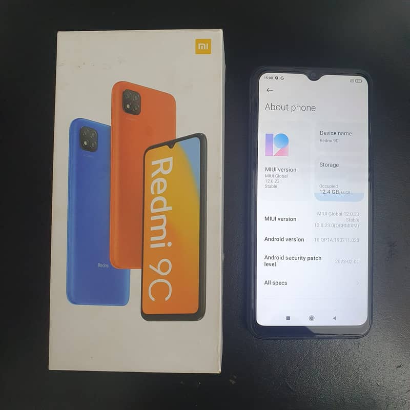 Redmi 9C 3/64 with box 3