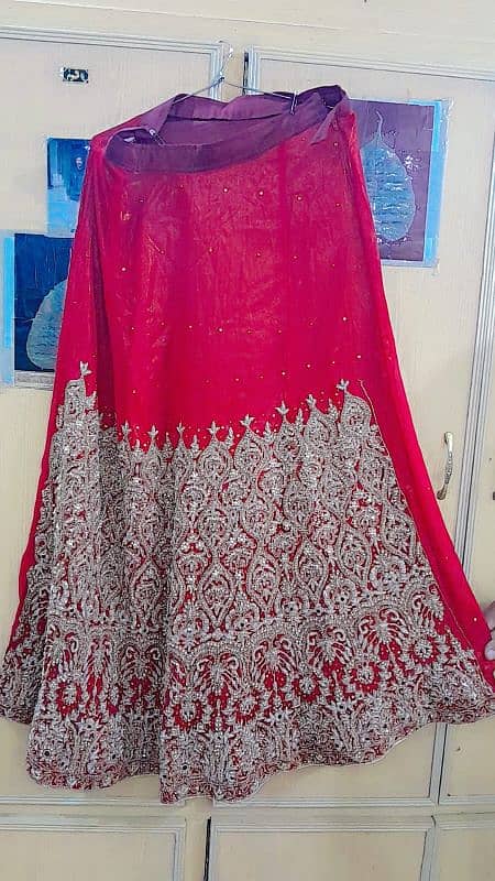 Bridal lehnga | Wedding dress | Barat dress | bridal lehnga for sale* 1