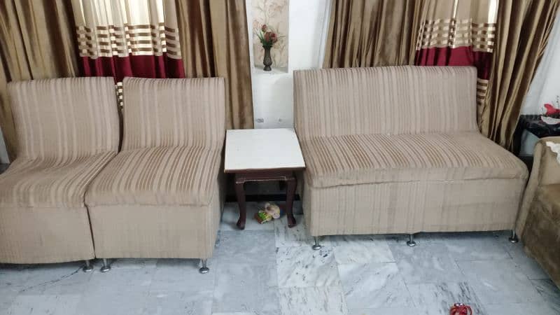 pure wooden full poshish sofa set 0