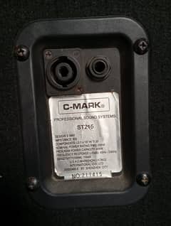 C Mark Speaker with mic and cabal