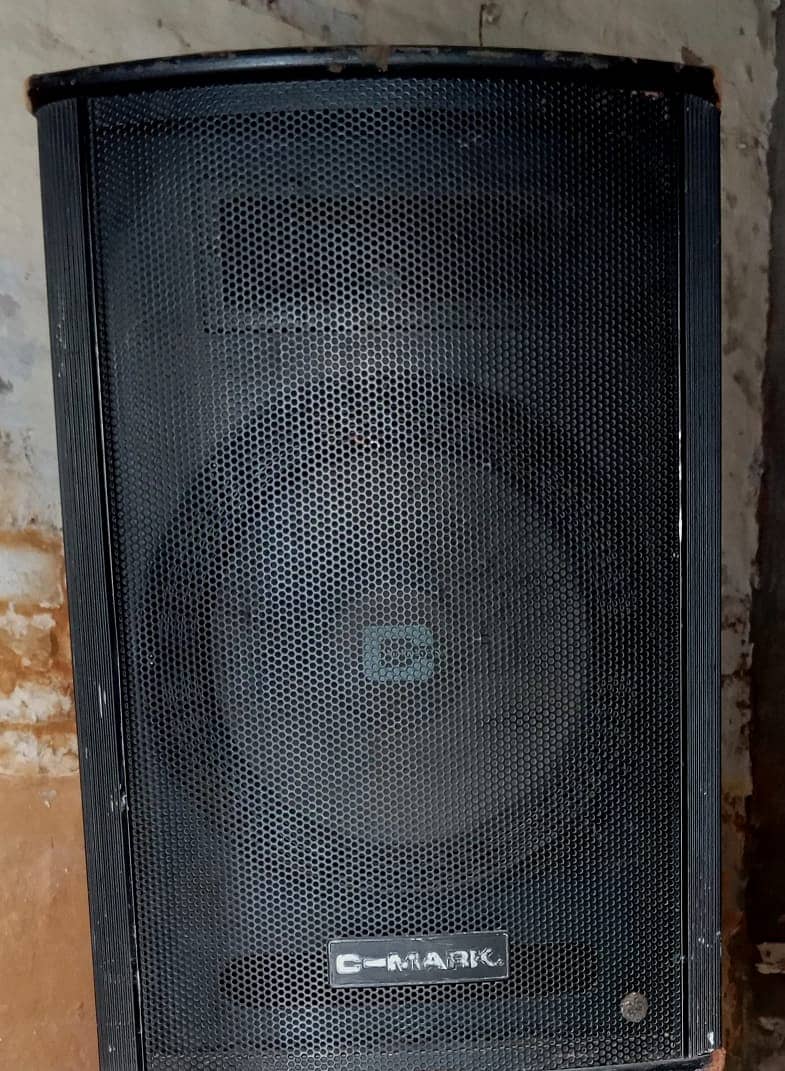 C Mark Speaker with mic and cabal 1