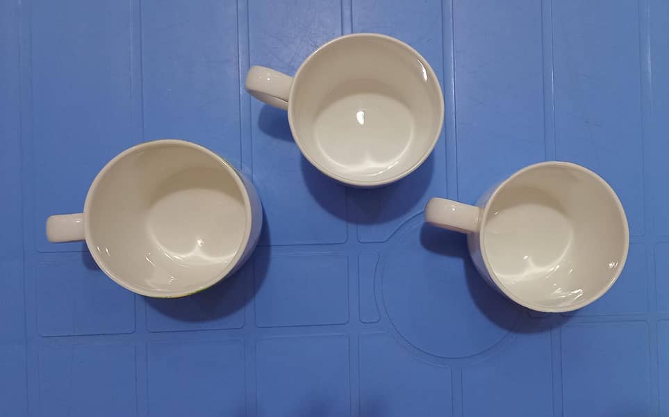 set of 22 cups / Ceramic plastic large plates 50 / for sale 3