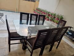 dining table with 8 chairs