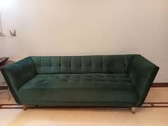 9 seater stylish green colour sofas