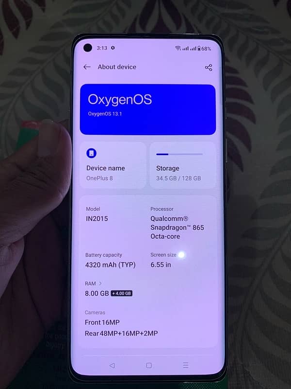 Oneplus 8 Condition 10/10 4