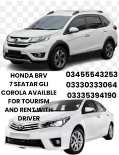 Honda brv 7 setar gli Corolla tourism and rental with driver