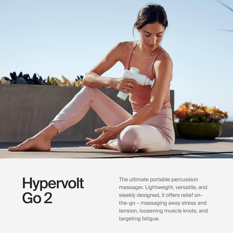 Hyperice Hypervolt Go 2 | 3 Speeds, 2 Interchangeable Heads 2