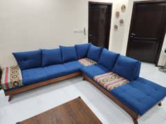 L shaped Designer Sofa set/4+3 Sofa set inGreat Condition