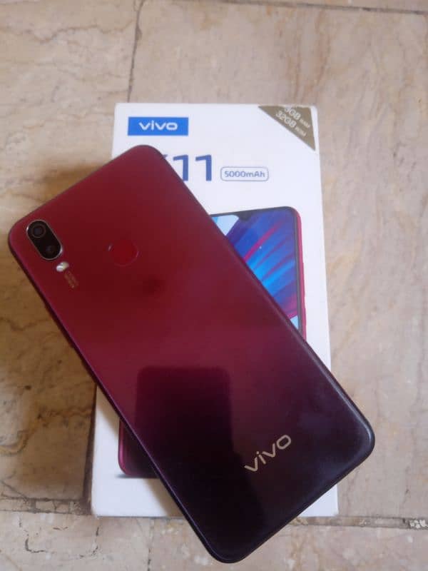 vivo y11 with box pta approved all ok urgent sale 0